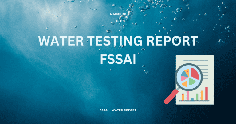 water testing report for fssai