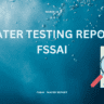 water testing report for fssai